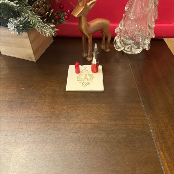 Rhinestone lipstick shaped pens compact - Picture 12 of 16